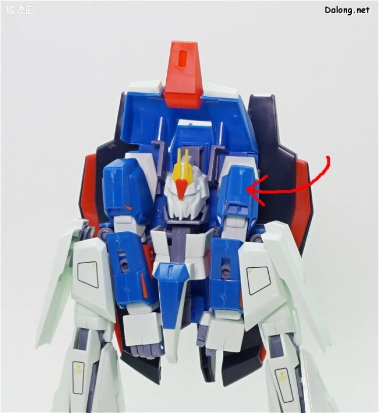 机动战士Z高达拼装模型 1/100 25 MSZ-006 Z高达 - 图片