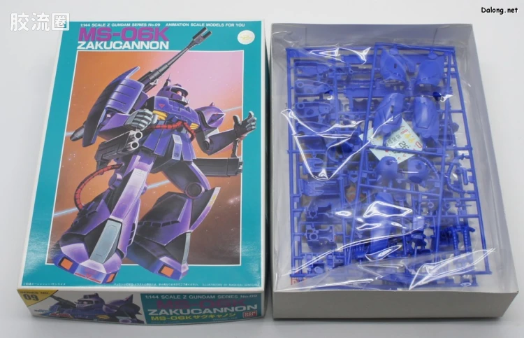 机动战士Z高达拼装模型 1/144 09 MS-06K 扎古加农 - 图片