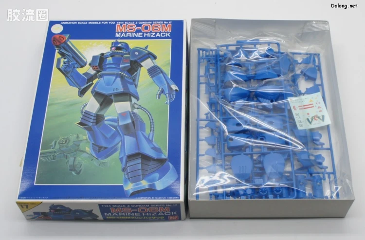机动战士Z高达拼装模型 1/144 17 MS-06M 水中型高扎古 - 图片