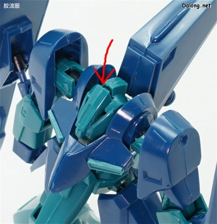 机动战士Z高达拼装模型 1/144 26 ORX-005 贾普兰 - 图片