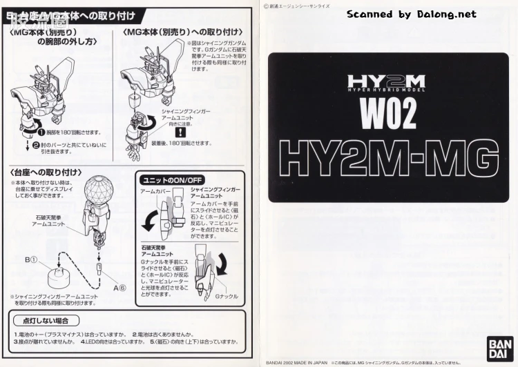 HY2M系列拼装模型 MG改件 MGW02 - 图片