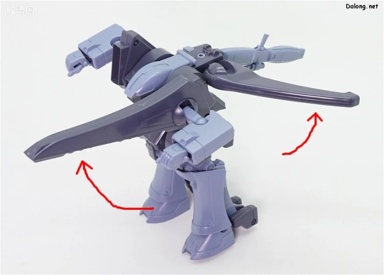机动战士高达ZZ拼装模型 1/144 08 AMX-008 加·佐姆 - 图片