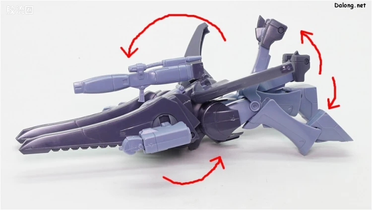 机动战士高达ZZ拼装模型 1/144 08 AMX-008 加·佐姆 - 图片