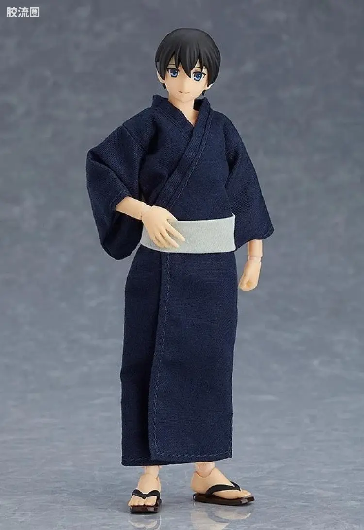 figma可动手办 Figma Styles 472 男性素体(Ryo) with 浴衣