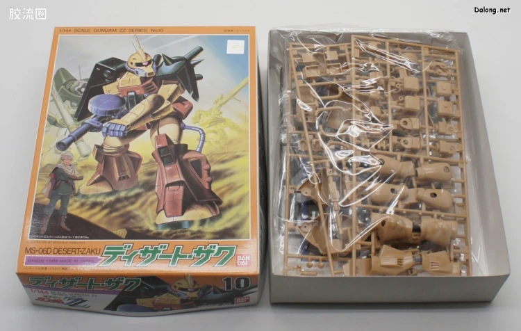 机动战士高达ZZ拼装模型 1/144 10 MS-06D 沙漠型扎古 - 图片
