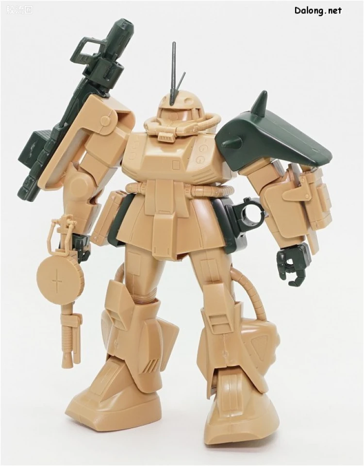 机动战士高达ZZ拼装模型 1/144 10 MS-06D 沙漠型扎古 - 图片