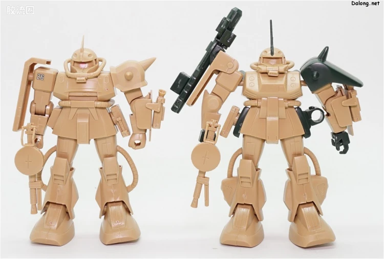 机动战士高达ZZ拼装模型 1/144 10 MS-06D 沙漠型扎古 - 图片