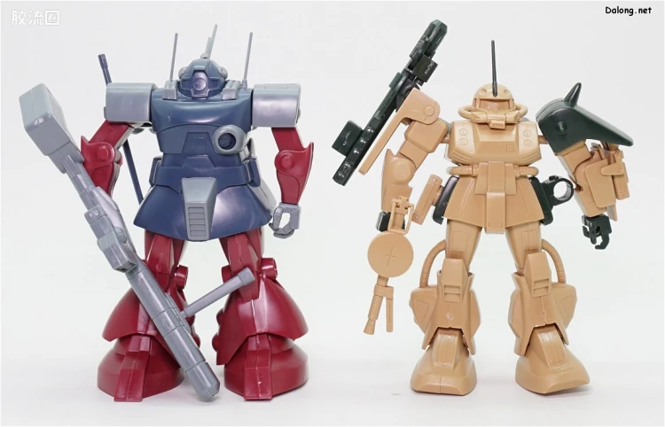 机动战士高达ZZ拼装模型 1/144 10 MS-06D 沙漠型扎古 - 图片