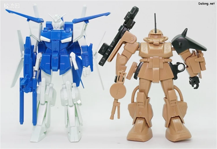 机动战士高达ZZ拼装模型 1/144 10 MS-06D 沙漠型扎古 - 图片