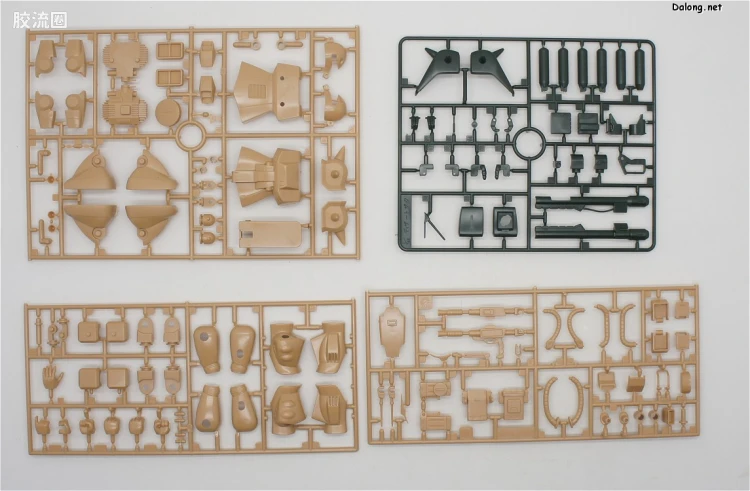 机动战士高达ZZ拼装模型 1/144 10 MS-06D 沙漠型扎古 - 图片