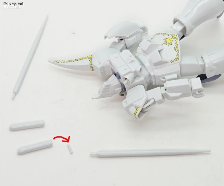 机动战士高达ZZ拼装模型 1/144 13 AMX-117R/L 卡斯R/卡斯L - 图片
