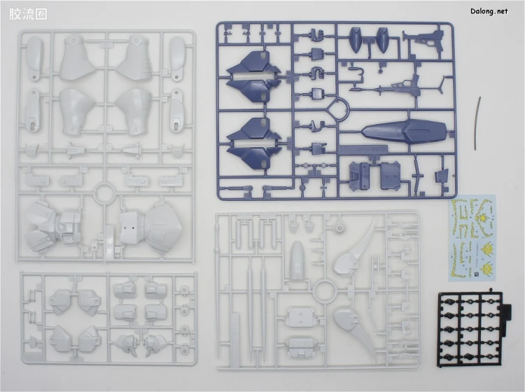 机动战士高达ZZ拼装模型 1/144 13 AMX-117R/L 卡斯R/卡斯L - 图片