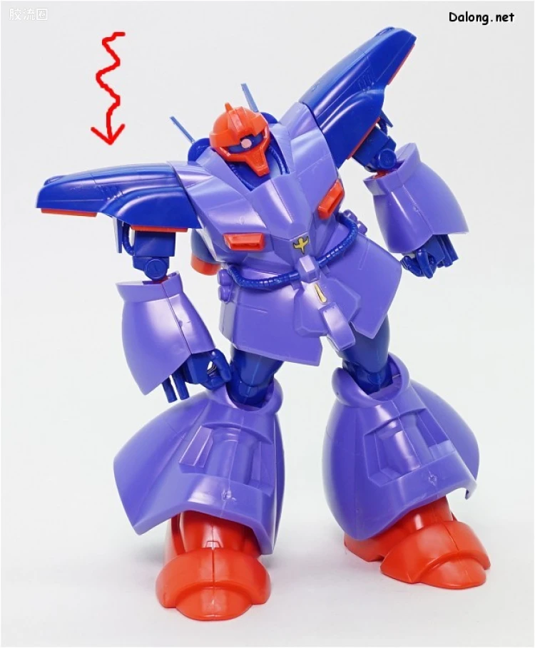 机动战士高达ZZ拼装模型 1/144 16 AMX-009 德莱森 - 图片