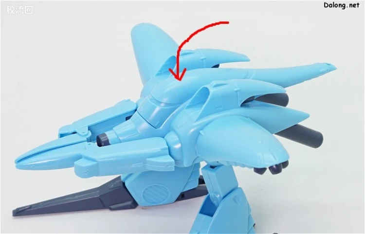 机动战士高达ZZ拼装模型 1/144 18 AMA-01X 杰姆鲁·芬 - 图片
