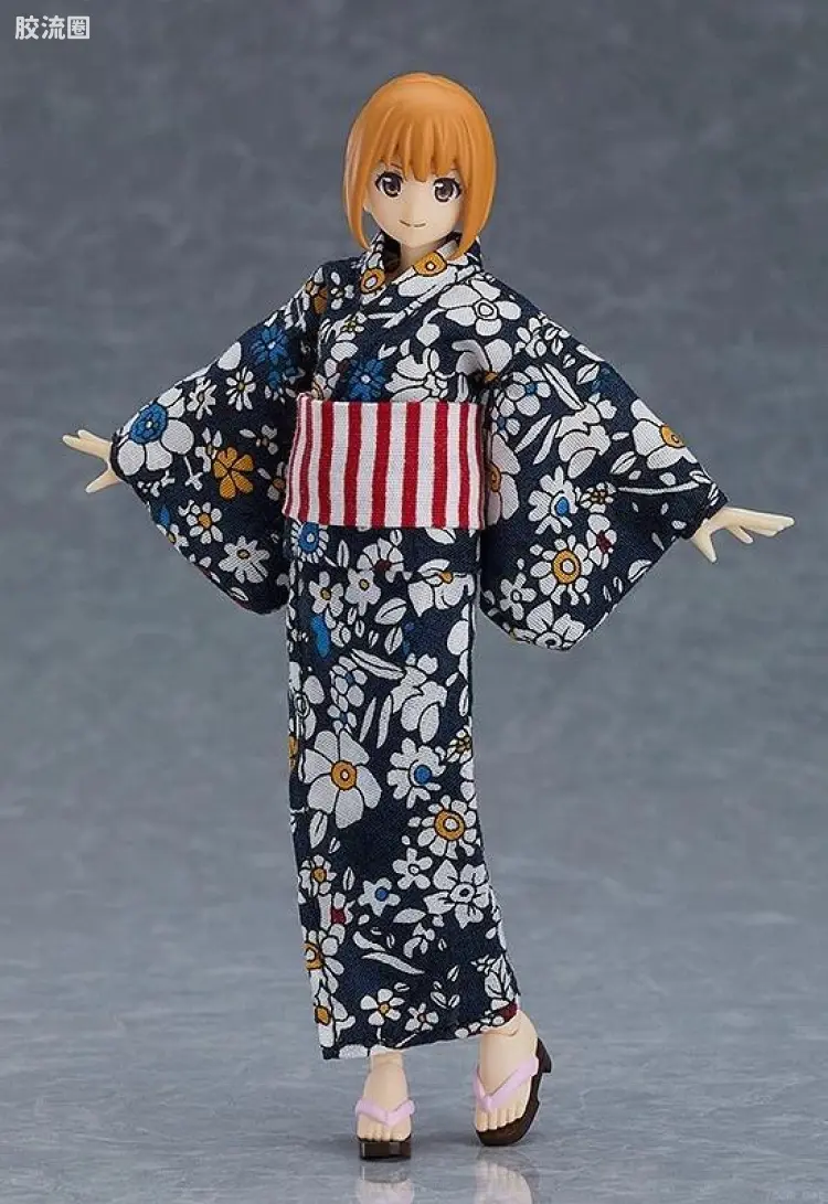 figma可动手办 Figma Styles 473 女性素体(Emily) with 浴衣