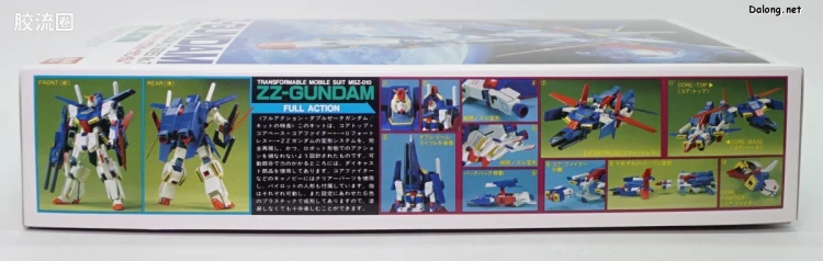 机动战士高达ZZ拼装模型 1/100 07 MSZ-010 ZZ高达 - 图片