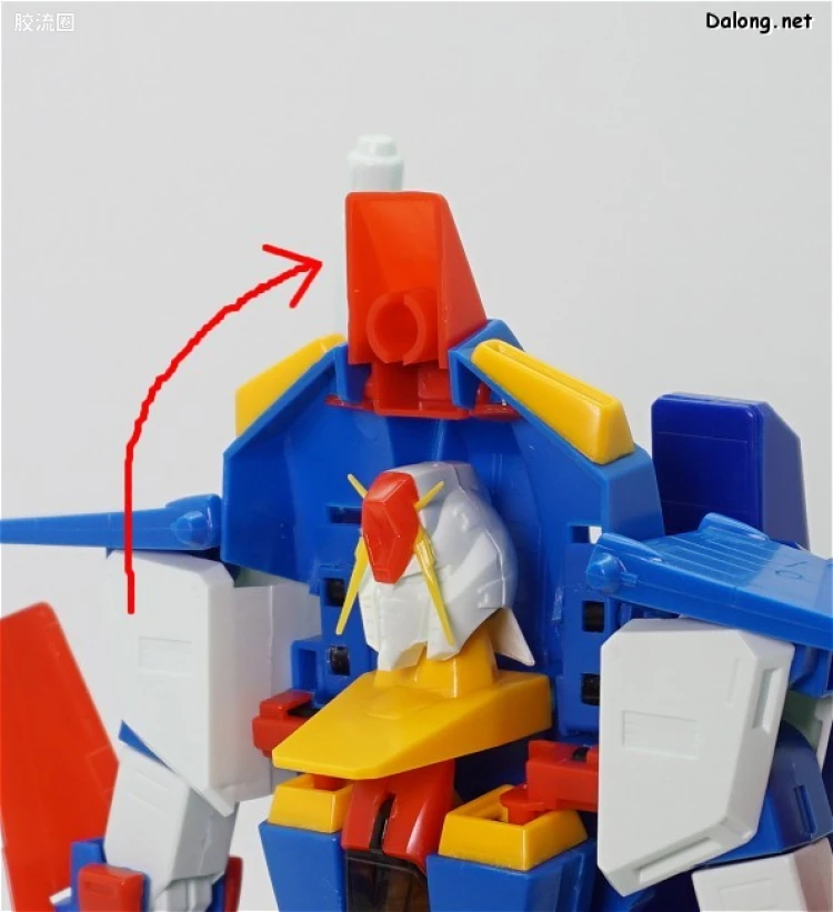 机动战士高达ZZ拼装模型 1/100 07 MSZ-010 ZZ高达 - 图片