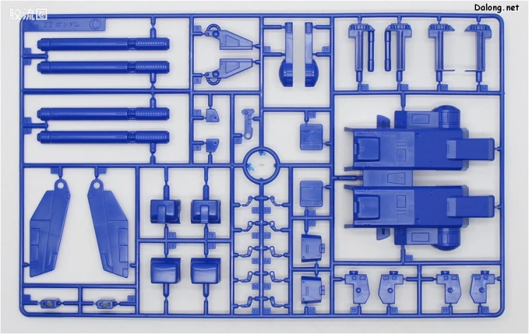 机动战士高达ZZ拼装模型 1/100 07 MSZ-010 ZZ高达 - 图片