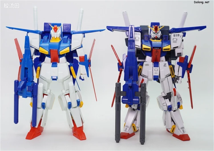 机动战士高达ZZ拼装模型 1/100 07 MSZ-010 ZZ高达 - 图片