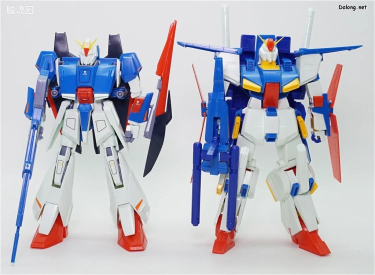 机动战士高达ZZ拼装模型 1/100 07 MSZ-010 ZZ高达 - 图片
