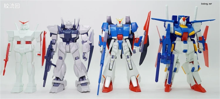 机动战士高达ZZ拼装模型 1/100 07 MSZ-010 ZZ高达 - 图片