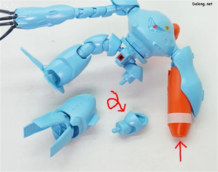 机动战士高达0080 口袋中的战争拼装模型 1/144 04 MSM-03C 高战蟹 - 图片