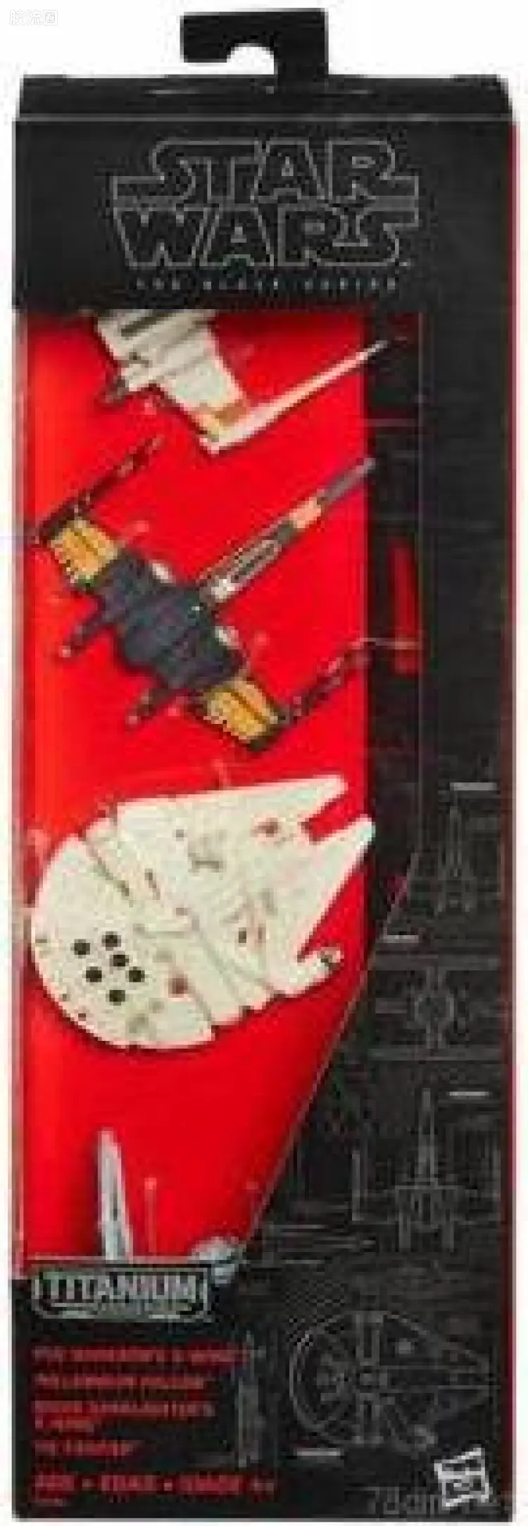 星球大战 THE BLACK SERIES 钛载具 4俩盒装