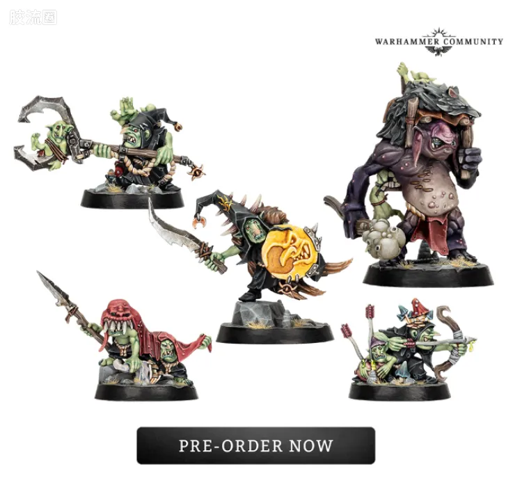 战锤：西格玛时代 Warhammer：Age of Sigmar Gloomspite Gitz 暗怨地精 4版 冥土世界 月族 博基特的掠兽队