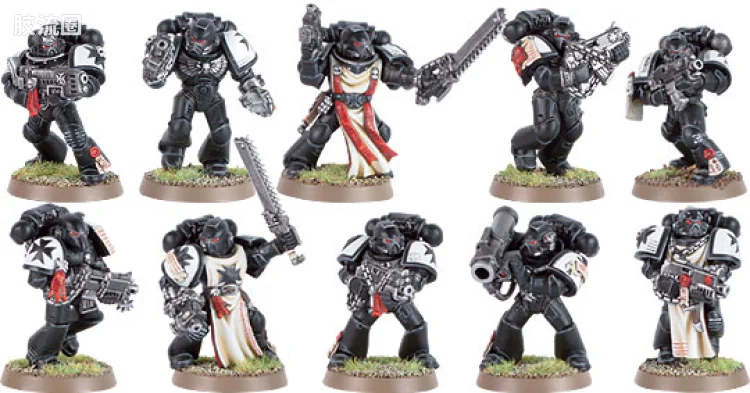 战锤40K Black Templars 黑色圣堂 4版 十字军小队