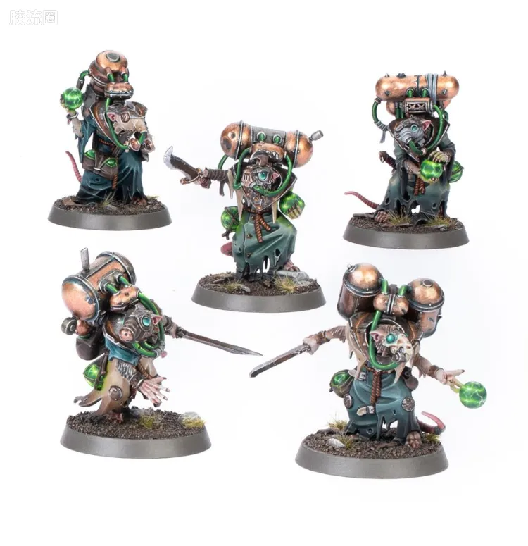 战锤：西格玛时代 Warhammer：Age of Sigmar Skaven 斯卡文鼠人 4版 史库里氏族 毒风球学徒