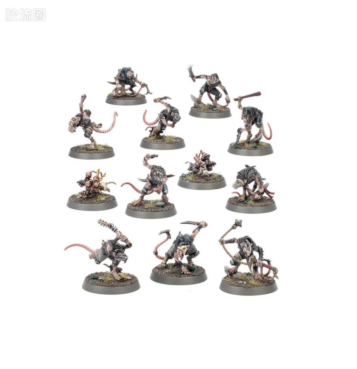 战锤：西格玛时代 Warhammer：Age of Sigmar Skaven 斯卡文鼠人 4版 夜奔鼠