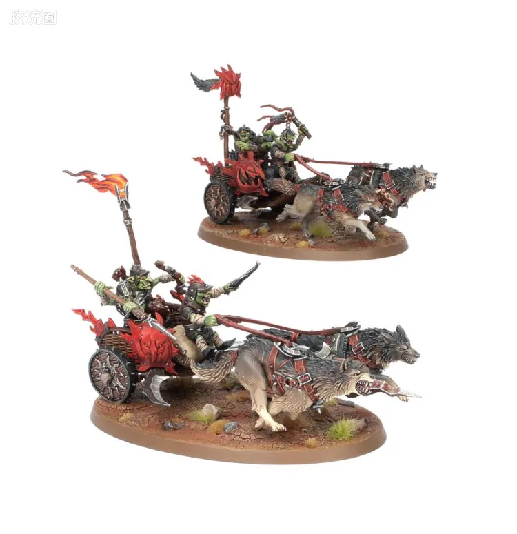 战锤：西格玛时代 Warhammer：Age of Sigmar Gloomspite Gitz 暗怨地精 4版 小暴徒 盗阳战车