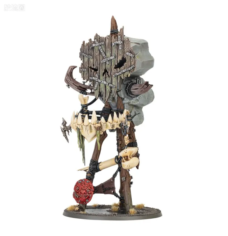 战锤：西格玛时代 Warhammer：Age of Sigmar Orruk Warclans 兽人战斗氏族 4版 残暴小子 惊骇巨口图腾
