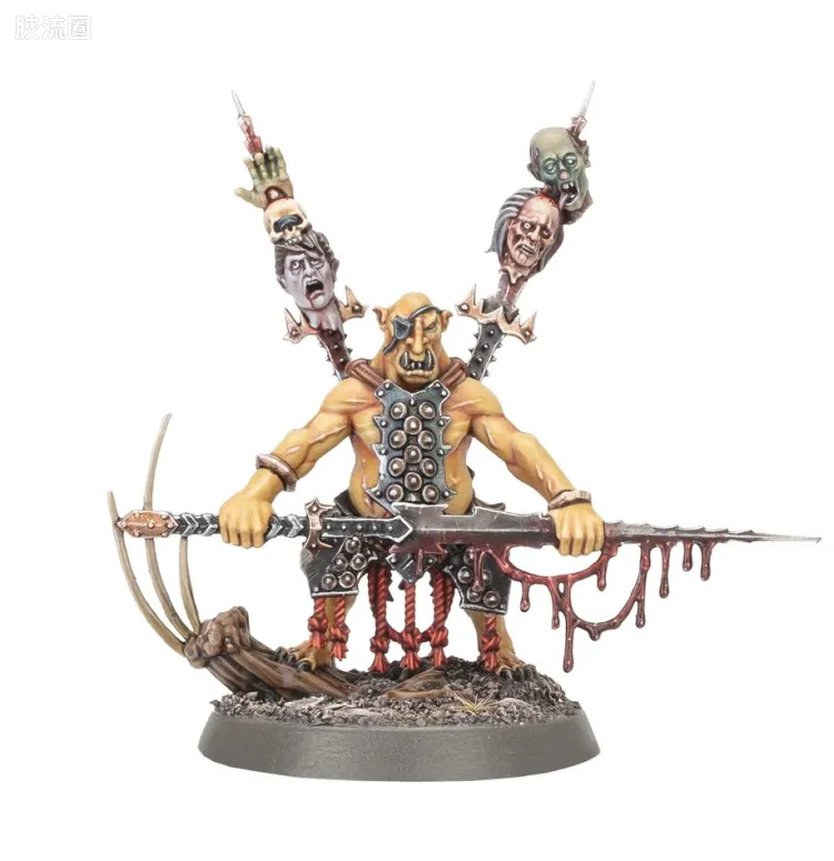 战锤：西格玛时代 Warhammer：Age of Sigmar Orruk Warclans 兽人战斗氏族 4版 残暴小子 捣乱地精剖切头目