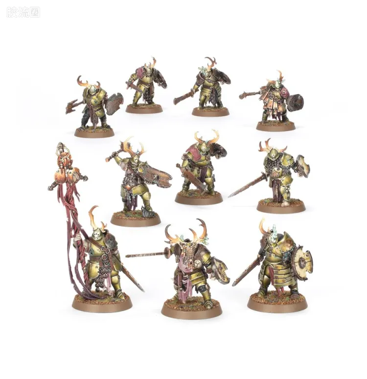 战锤：西格玛时代 Warhammer：Age of Sigmar Maggotkin of Nurgle 纳垢蛆裔 4版 腐败剑士