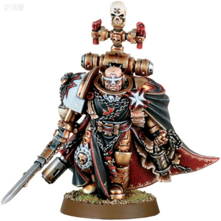 战锤40K Black Templars 黑色圣堂 4版 至高元帅 赫尔布雷彻