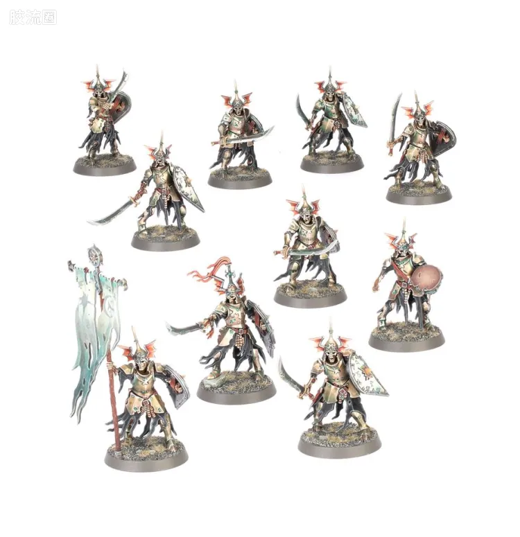 战锤：西格玛时代 Warhammer：Age of Sigmar Soulblight Gravelords 凋魂墓穴领主 4版 颤骨 古冢守卫