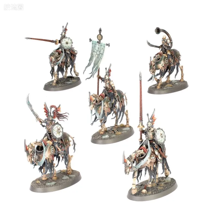 战锤：西格玛时代 Warhammer：Age of Sigmar Soulblight Gravelords 凋魂墓穴领主 4版 颤骨 古冢骑士