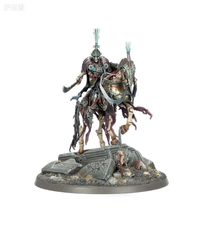 战锤：西格玛时代 Warhammer：Age of Sigmar Soulblight Gravelords 凋魂墓穴领主 4版 颤骨 骑骷髅战马的尸妖领主