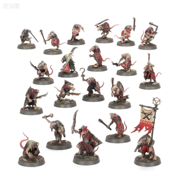 战锤：西格玛时代 Warhammer：Age of Sigmar Skaven 斯卡文鼠人 4版 鼠潮 灾祸氏族 氏族鼠