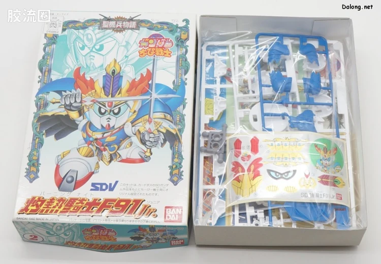 SD高达CHIBI战士系列拼装模型 普通版 02 灼热骑士高达F91 Jr. - 图片