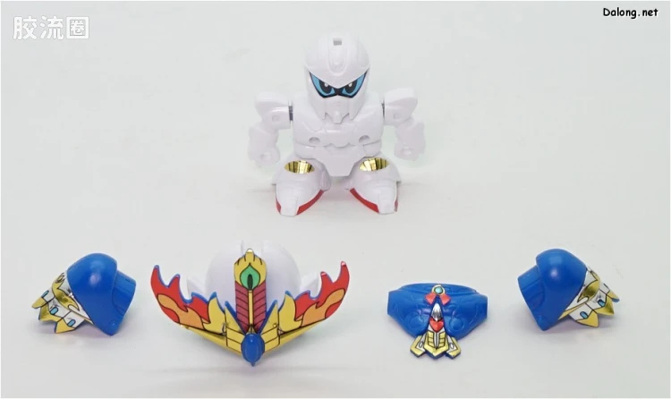 SD高达CHIBI战士系列拼装模型 普通版 02 灼热骑士高达F91 Jr. - 图片