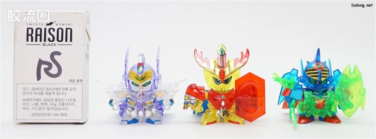 SD高达CHIBI战士系列拼装模型 特典 01 水晶战士骑士高达 - 图片