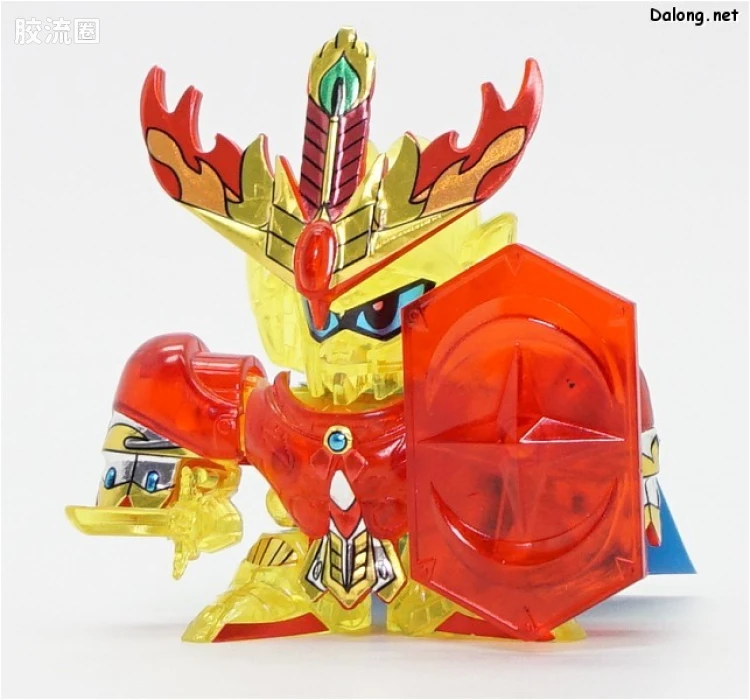 SD高达CHIBI战士系列拼装模型 特典 01 水晶战士骑士高达 - 图片