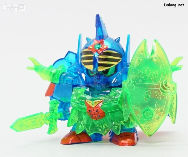 SD高达CHIBI战士系列拼装模型 特典 01 水晶战士骑士高达 - 图片