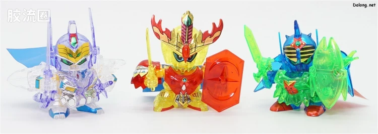 SD高达CHIBI战士系列拼装模型 特典 01 水晶战士骑士高达 - 图片