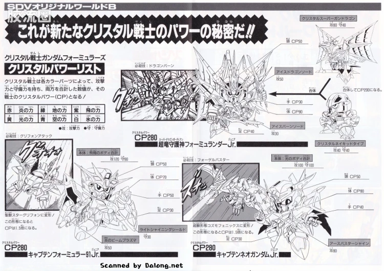 SD高达CHIBI战士系列拼装模型 特典 02 水晶战士方程式高达 - 图片