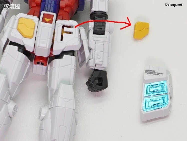 ENTRY GRADE 高达系列 EX-001 玻璃羽翼装备 (RX-78F00/E 高达用) - 图片