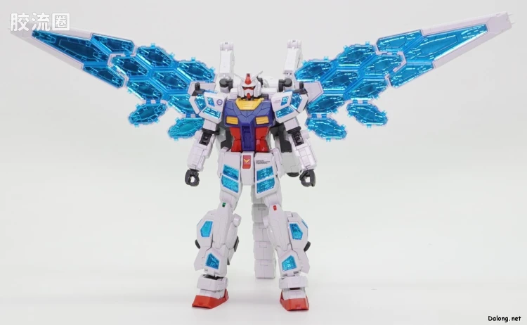 GUNDAM NEXT FUTURE PAVILION 系列 1/144 RX-78F00/E 高达(EX-001 玻璃羽翼装备) - 图片