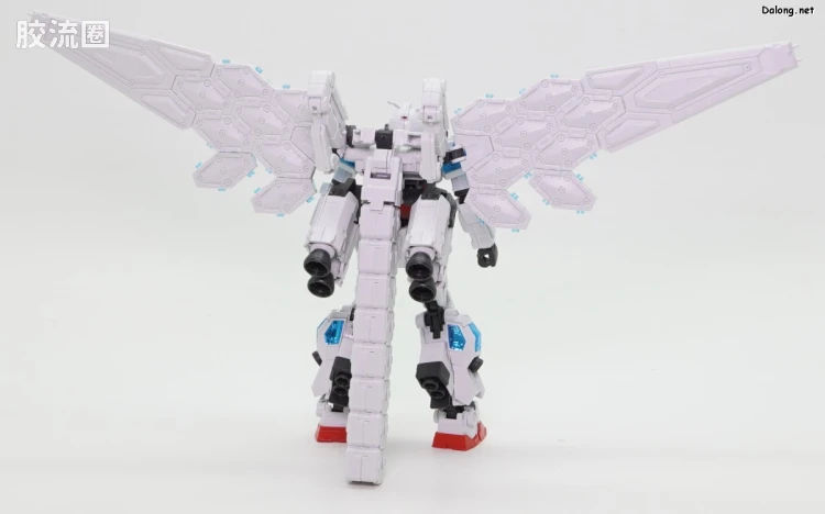 GUNDAM NEXT FUTURE PAVILION 系列 1/144 RX-78F00/E 高达(EX-001 玻璃羽翼装备) - 图片